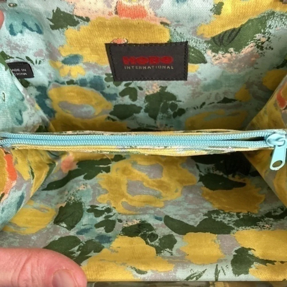 Hobo Pearl shimmer convertible evening clutch bag
